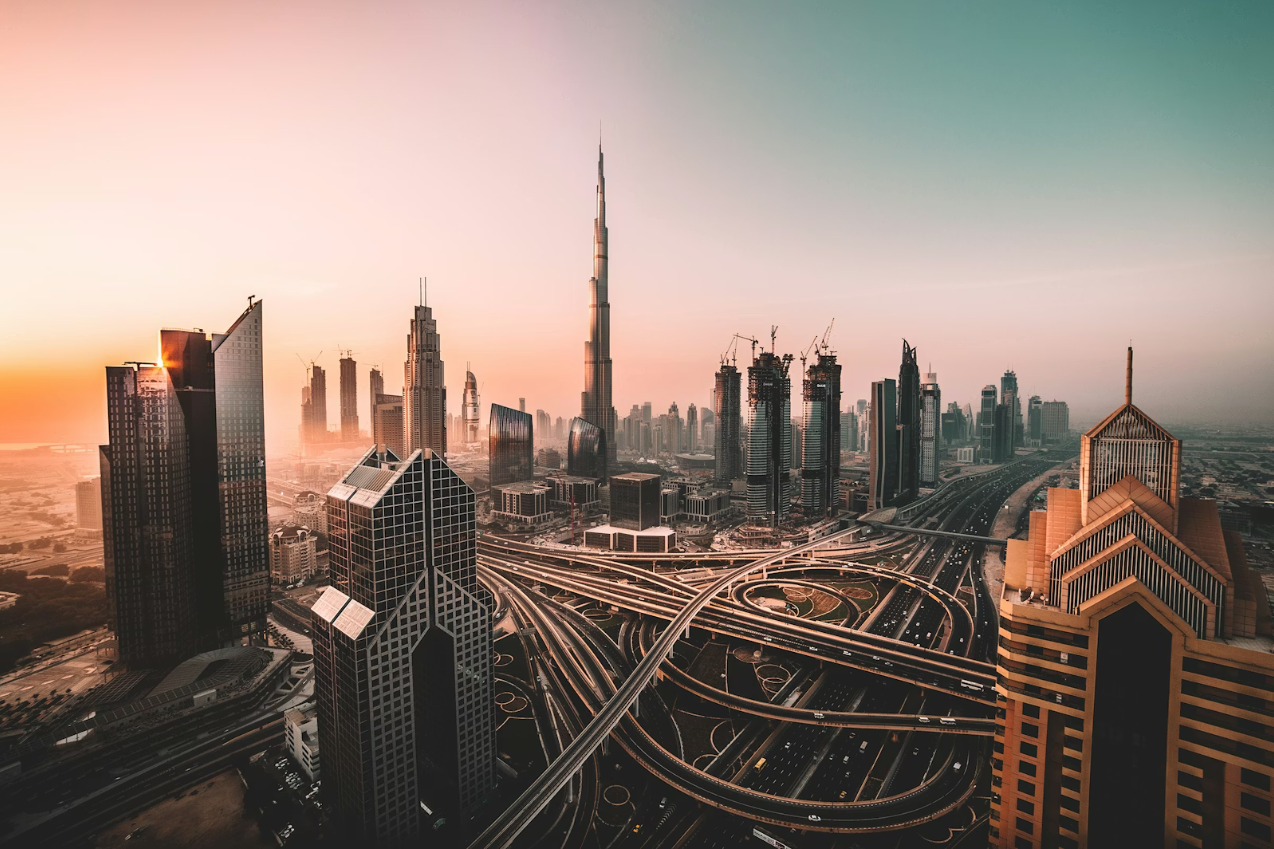 Dubai skyline travel destination